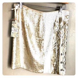 New with tags sequin mini skirt